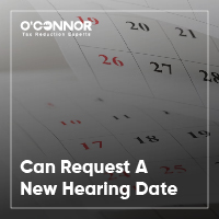 Can Request A New Hearing Date