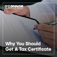 Why You Should get a tax certificate
