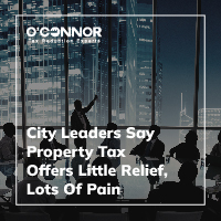 City Leaders Say Property Tax Offers Little Relief, Lots Of Pain