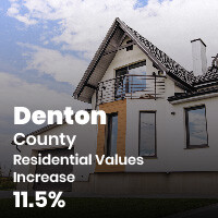 Denton County Residential Values Increase