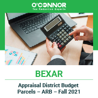 Bexar Appraisal District Budget – Parcels – ARB – Fall 2021